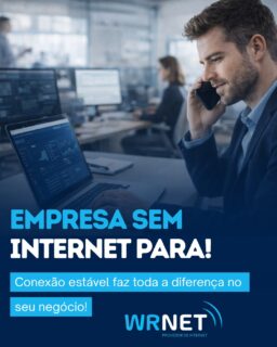 💼📶 Empresa sem internet para!

No mundo dos negócios, uma conexão estável faz toda a diferença para manter a produtividade, atender clientes e garantir que tudo funcione sem interrupções. ⚡💻

Com a fibra óptica da Wrnet, sua empresa tem mais velocidade, estabilidade e suporte quando precisa.
🚀 Invista em uma internet de qualidade para o seu negócio crescer!

📲 Fale com a nossa equipe e conheça nossos planos empresariais.

#wrnet #internetparaempresas #fibraoptica #internetestável #internetrápida #conexãodequalidade #malletPR #rioazulPR #provedordeinternet #tecnologiaparaempresas #negóciosonline