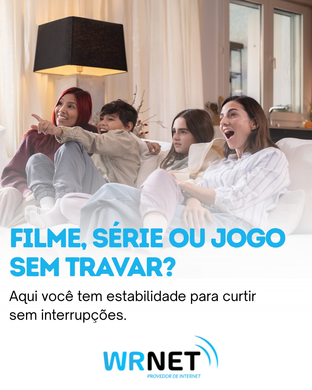 🎬🍿 Filme, série ou jogo sem travar?

Com a internet fibra óptica da Wrnet, você tem mais velocidade e estabilidade para curtir seus momentos de lazer sem interrupções. 📶⚡

Reúna a família, prepare a pipoca e aproveite streaming, jogos e vídeos com qualidade e sem travamentos. 🎮📺

🚀 Quer uma internet que acompanha o seu ritmo? Vem para a Wrnet!
📲 Entre em contato e conheça nossos planos.

#wrnet #internetfibraoptica #internetrápida #streamingsemtravamentos #internetparacasa #filmeseséries #gamesonline #malletpr #rioazulpr #conexãodequalidade