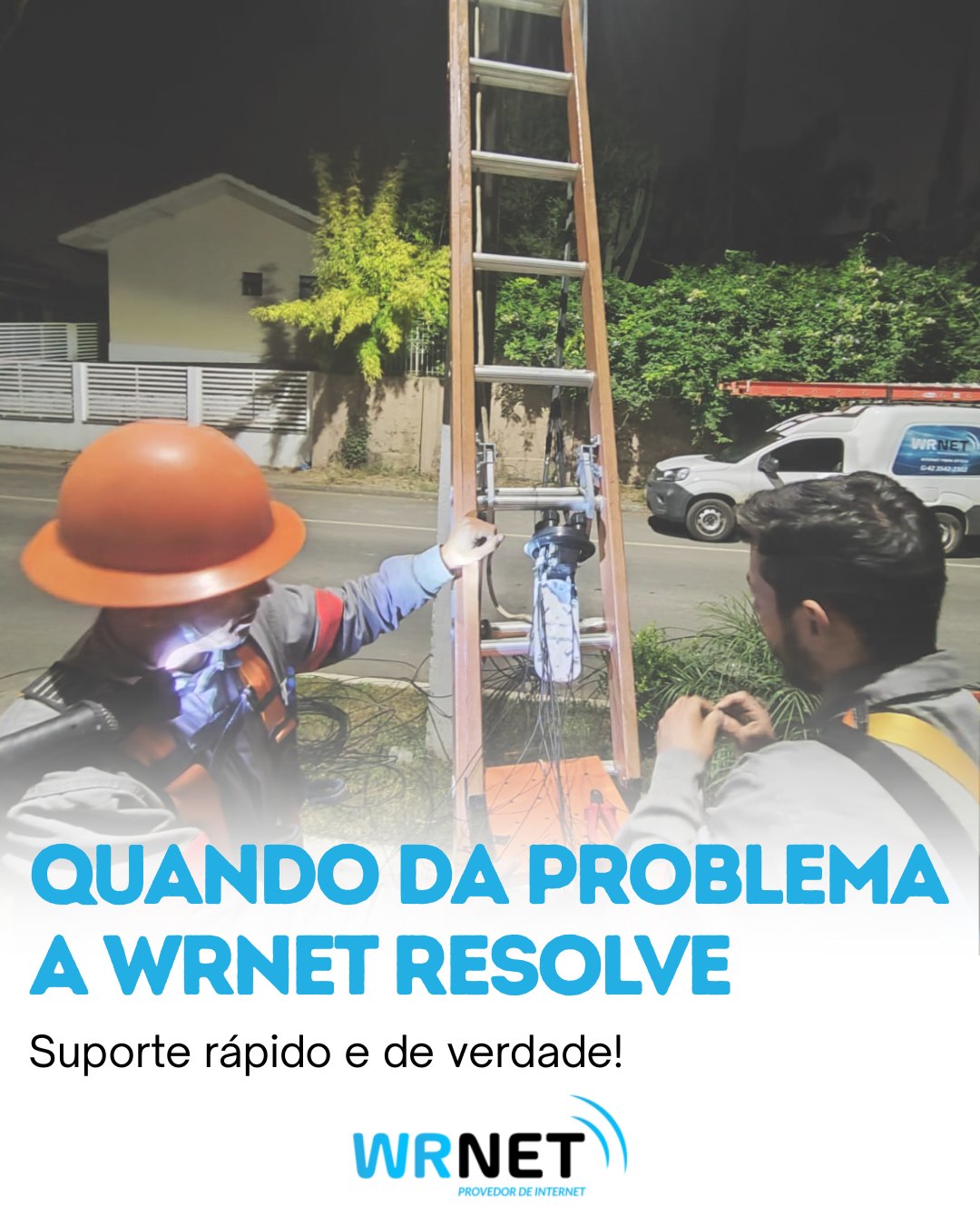 Problema na internet? Aqui não fica pra depois 👊📶

A equipe da Wrnet entra em ação rápido pra você voltar a navegar sem dor de cabeça!

⚡ Atendimento ágil de verdade
🛠️ Técnicos preparados
📍 Suporte próximo de você
📲 Chama agora no WhatsApp e resolva hoje mesmo!

#wrnet #resolvemesmo #internetfibra #suporterápido