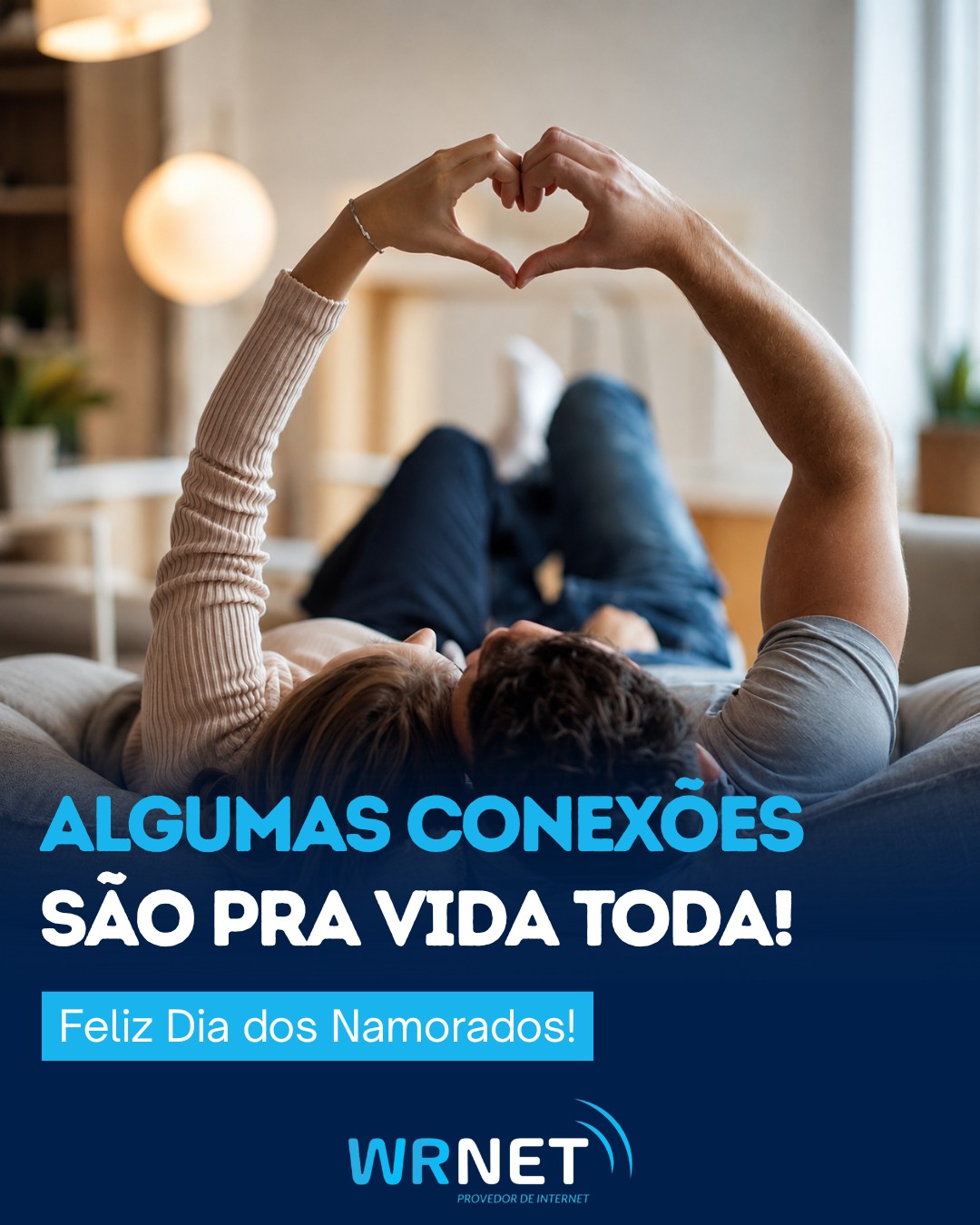 💙 Algumas conexões tornam tudo mais leve, mais divertido e mais especial.

Neste Dia dos Namorados, desejamos muitos momentos felizes, risadas, companhia boa… e claro, conexão de verdade 🥰📶

Porque tem conexões que são pra vida toda ✨

Feliz Dia dos Namorados! 💙

#DiaDosNamorados #WRNet #Conexão #InternetFibra #Amor #WiFi #InternetDeQualidade #Mallet #RioAzul