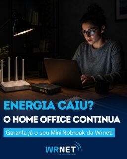 💡 Energia caiu? Não deixe sua conexão parar!

Quem trabalha, estuda ou precisa estar online sabe o transtorno que uma queda de energia pode causar. Com o Mini Nobreak da Wrnet, seu roteador continua funcionando por mais tempo, mantendo você conectado nos momentos mais importantes.

✅ Ideal para home office
✅ Mais estabilidade para sua internet
✅ Fácil instalação
✅ Mais tranquilidade para o seu dia a dia

Entre em contato com a Wrnet e garanta já o seu! 🚀📶

#WRNet #MiniNobreak #HomeOffice #InternetSemInterrupções #Conectividade #InternetWRNet #FiqueOnline