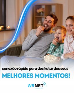 🍿 Os melhores momentos merecem a melhor conexão! 💙

Nada melhor do que reunir a família, preparar a pipoca e aproveitar um bom filme ou série sem travamentos.

Com a internet da WRNET, você tem velocidade e estabilidade para assistir, jogar, navegar e compartilhar cada momento com quem você ama.

✨ Porque uma conexão de qualidade transforma momentos simples em lembranças inesquecíveis.

📲 Ainda não é cliente? Fale com a nossa equipe e escolha o plano ideal para a sua casa!

#WRNET #InternetDeQualidade #FibraÓptica #Streaming #FilmeEmFamília #ConexãoSemTravar #MomentosEspeciais #InternetRápida