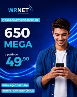 🚀 Mais velocidade, mais conexão, mais WRNET!

Chegou a hora de navegar com muito mais desempenho! 💙

Tenha uma internet 100% fibra óptica, com velocidade de até 650 Mega, ideal para assistir filmes, jogar online, trabalhar, estudar e conectar toda a família sem preocupações.

✨ Aproveite:
✅ Planos a partir de R$ 49,90
✅ Instalação gratuita*
✅ Internet 100% fibra óptica
✅ Mais estabilidade e velocidade para o seu dia a dia

Porque uma conexão de qualidade faz toda a diferença.

📲 Fale agora com a nossa equipe e descubra qual plano é ideal para você!

#WRNET #InternetFibraÓptica #650Mega #InternetDeQualidade #FibraÓptica #InternetRápida #ConexãoSemLimites #WRNETConecta