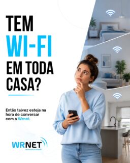 🏠 Seu Wi-Fi chega em toda a casa?

Se você precisa ficar procurando o melhor cantinho para conseguir sinal, talvez sua conexão esteja pedindo uma mudança. 👀📶

Com a Wrnet, você tem internet fibra para acompanhar sua rotina com mais tranquilidade.

📲 Quer saber qual plano está disponível para o seu endereço?
Chame a gente e consulte a disponibilidade!

Wrnet — conexão que acompanha você. 💙