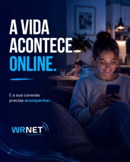 Hoje, praticamente tudo acontece online: trabalho, estudos, entretenimento, conversas e momentos em família. 💙

E para acompanhar tudo isso, você precisa de uma conexão que não te deixe na mão. ⚡

Com a Wrnet, você fica conectado ao que realmente importa!

📲 Quer uma internet que acompanhe sua rotina?
Chame a Wrnet e confira nossos planos.

👉 Fale com a gente pelo WhatsApp e contrate já! 💙