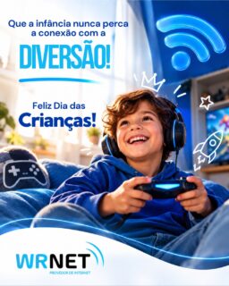 💙 Feliz Dia das Crianças! 🎮✨

Que nunca faltem brincadeiras, descobertas, imaginação e muita diversão! Que a infância seja sempre cheia de momentos especiais e conexões que ficam para a vida toda. 🥰

A Wrnet deseja um dia repleto de sorrisos para todas as crianças! 💙

#WRNET #DiaDasCrianças #FelizDiaDasCrianças #InternetQueConectaVocê #ConexãoQueFazBem