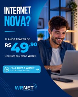 🚀 INTERNET NOVA? PODE SER NA WRNET! 💙📡

Está pensando em trocar de internet? Essa pode ser a hora de dar um upgrade na sua conexão!

✨ Planos a partir de R$ 49,90
📶 Opções para diferentes necessidades
💙 Atendimento próximo e humanizado

Não deixe para depois. Chame a Wrnet e consulte a disponibilidade na sua região!

📲 Fale com a gente e contrate agora!

#WRNET #InternetNova #InternetQueConectaVocê #Internet #MudeParaWRNET